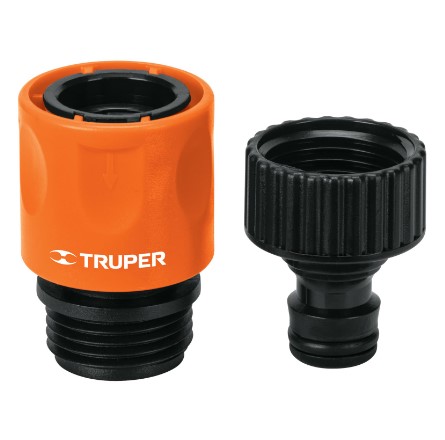 Conector 3/4" rápido de ABS grifo-manguera sistema click