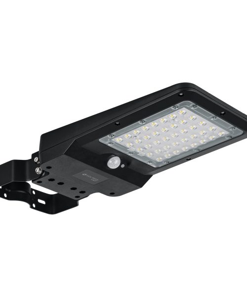 46957 Luminario suburbano de LED 8 W con panel solar, Volteck